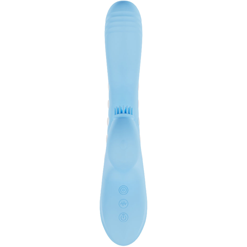Vive Andria G-Spot Vibrating And Tap Clit Stimulator Blue