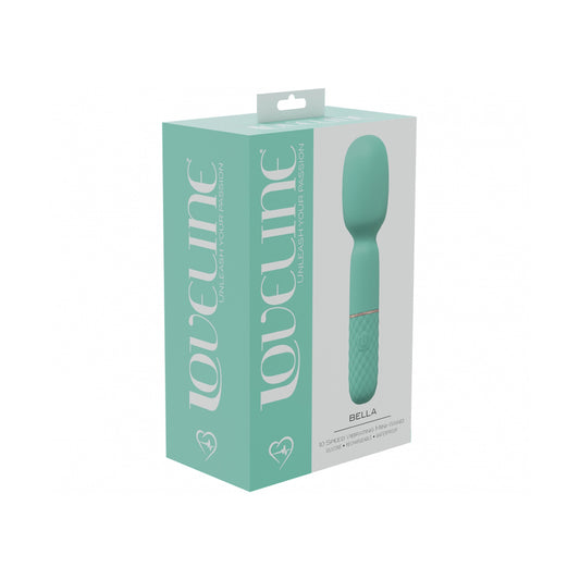 Bella 10 Speed Vibrating Mini-Wand Silicone Rechargeable Waterproof