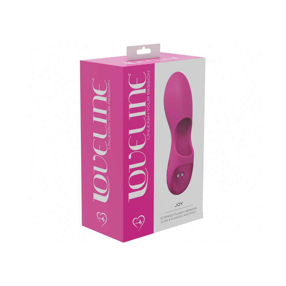 Joy 10 Speed Finger Vibe Silicone Rechargeable Waterproof
