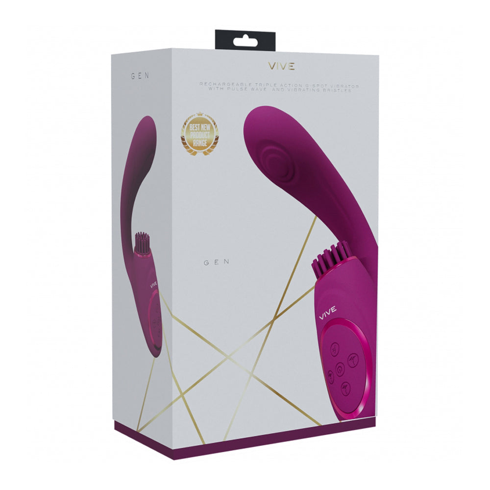 Gen Triple G-Spot Vibrator With Pulse Wave