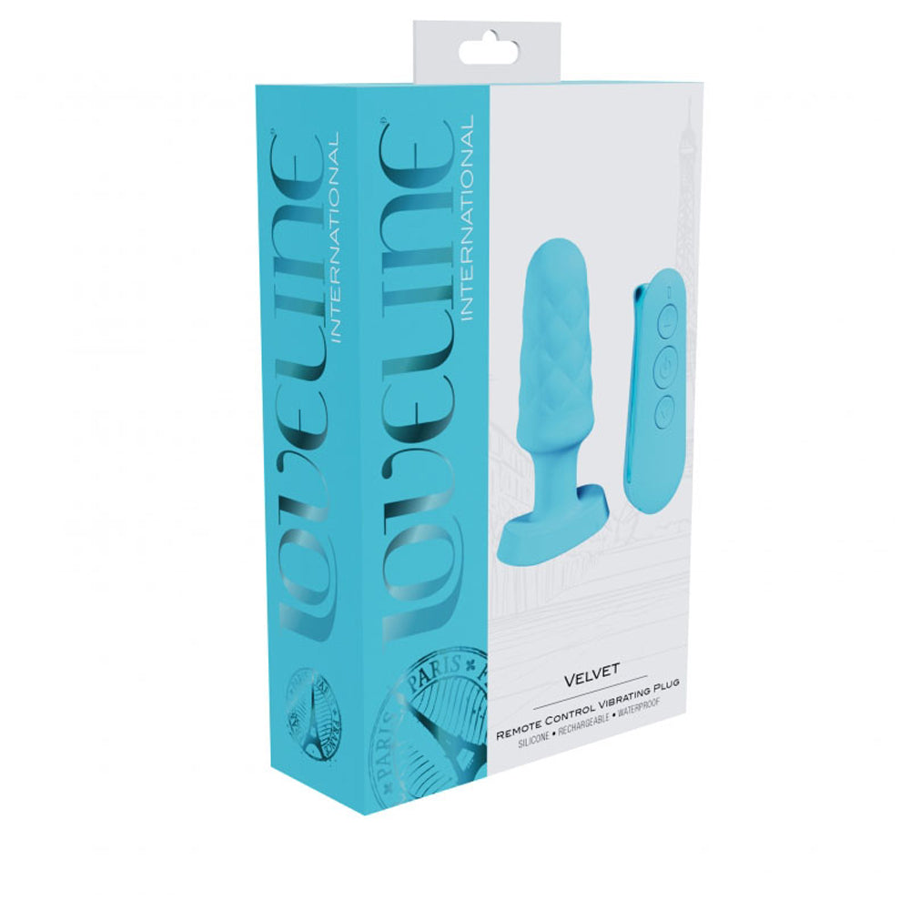 Loveline Velvet Remote Vibrating Plug