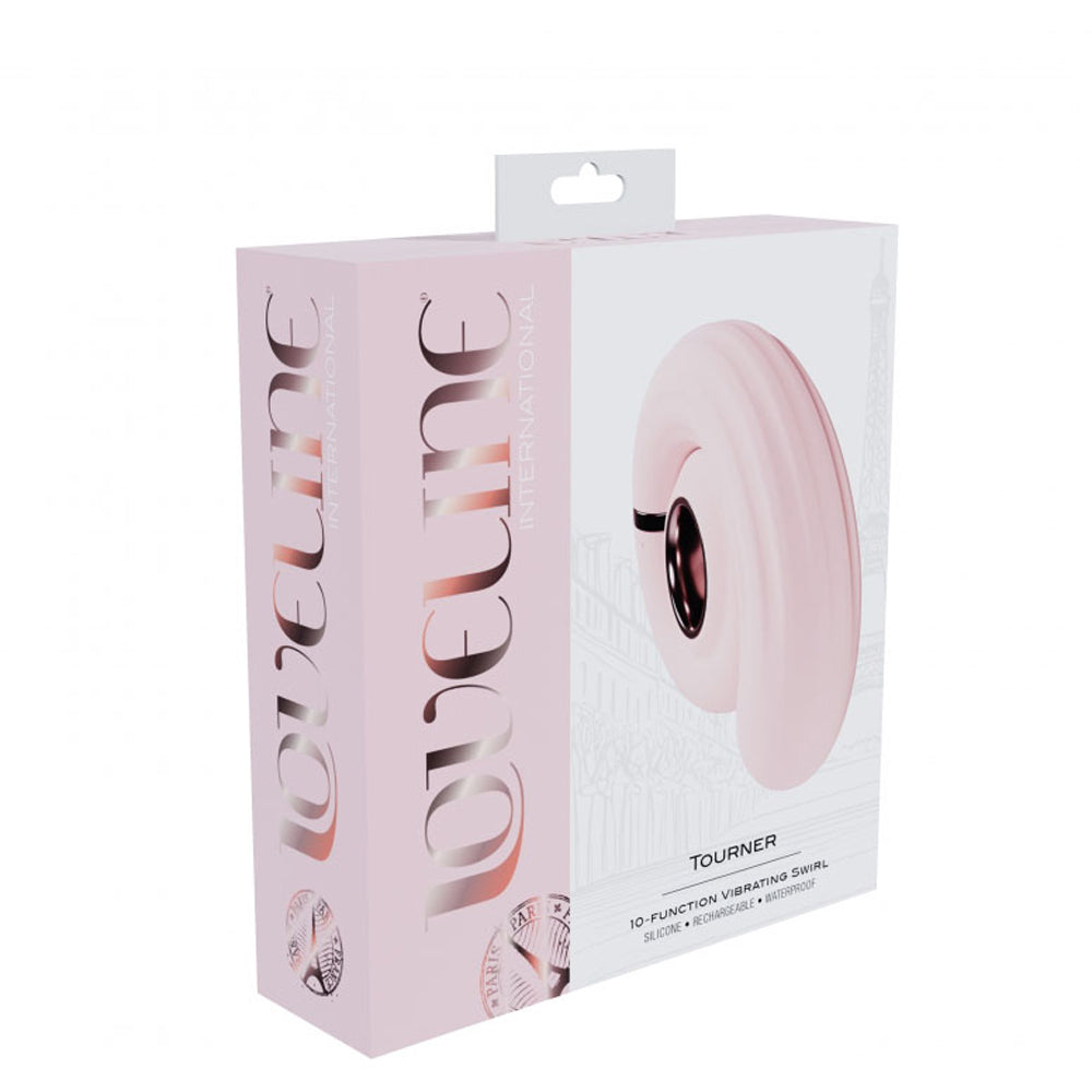 Loveline Tourner Vibrating Swirl Pink