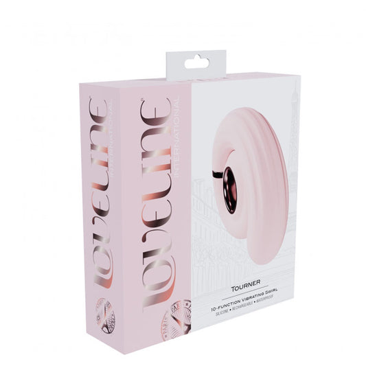 Loveline Tourner Vibrating Swirl Pink