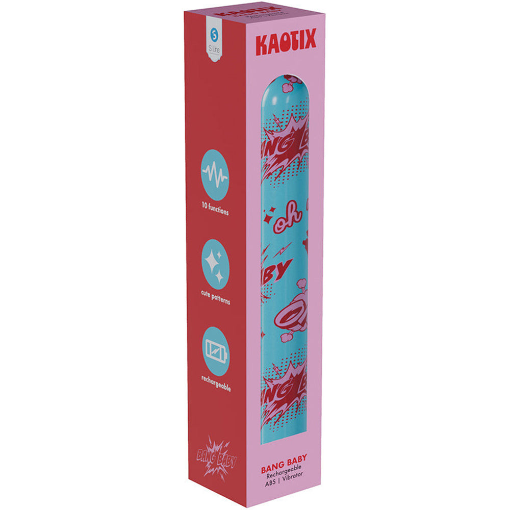 Sli Kaotix Bang Baby Vibrator Blue