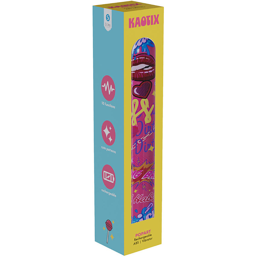 Sli Kaotix Pop Art Vibrator Pink