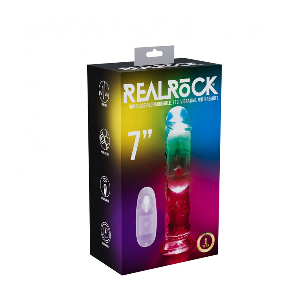 Realrock Led Vibrating Dildo No Balls