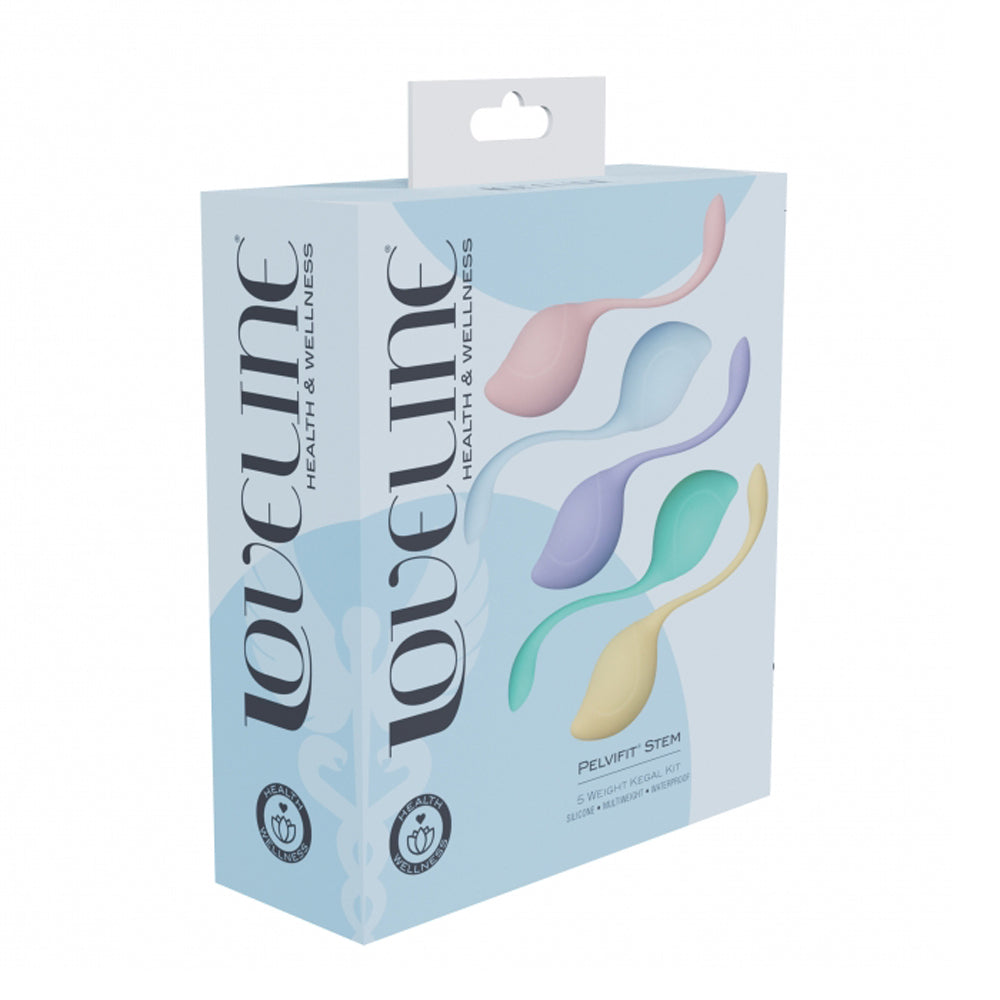 Loveline Pelvifit Stem Kegel Kit Multiweight Multicolor