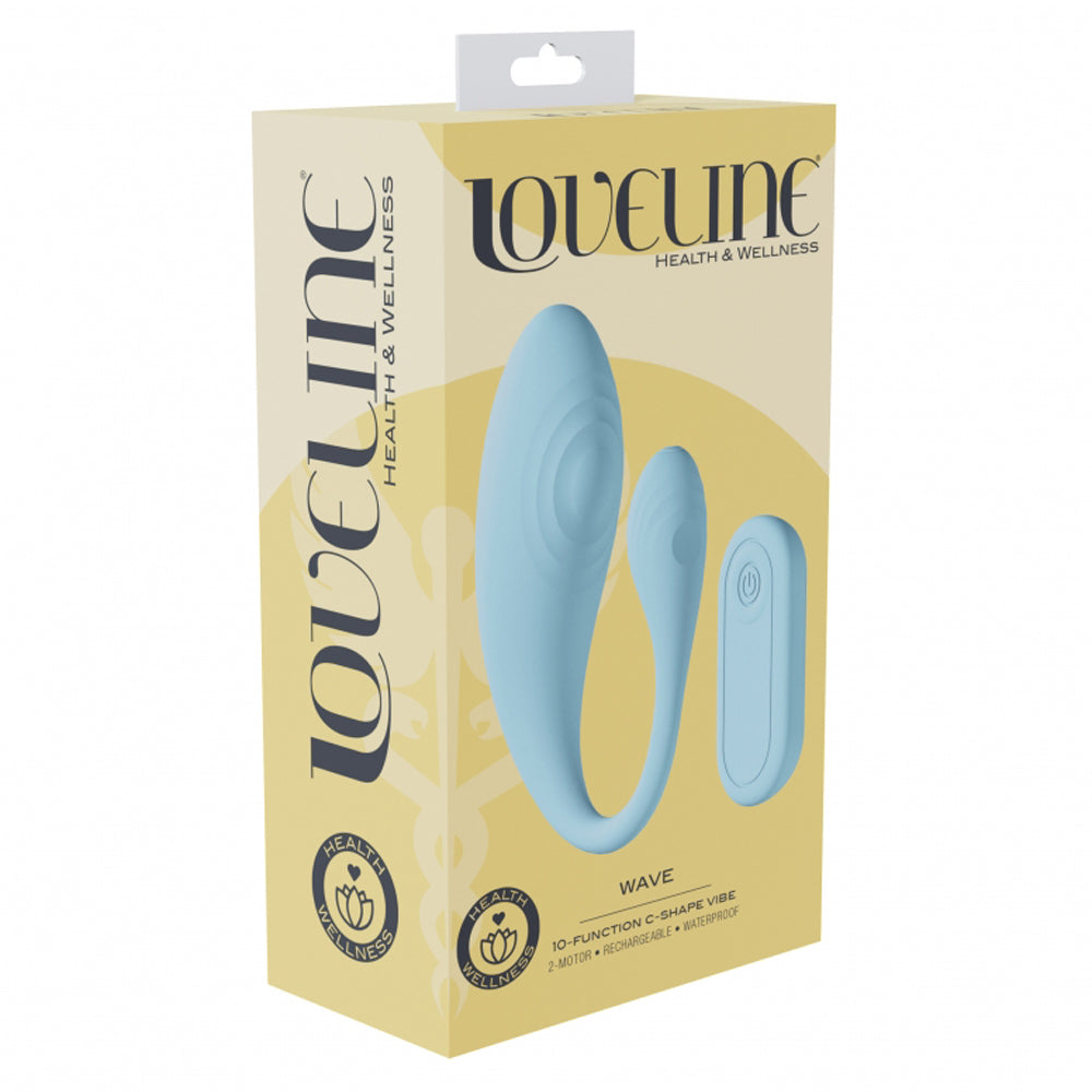 Loveline Wave C-Shape Vibe W/ Remote