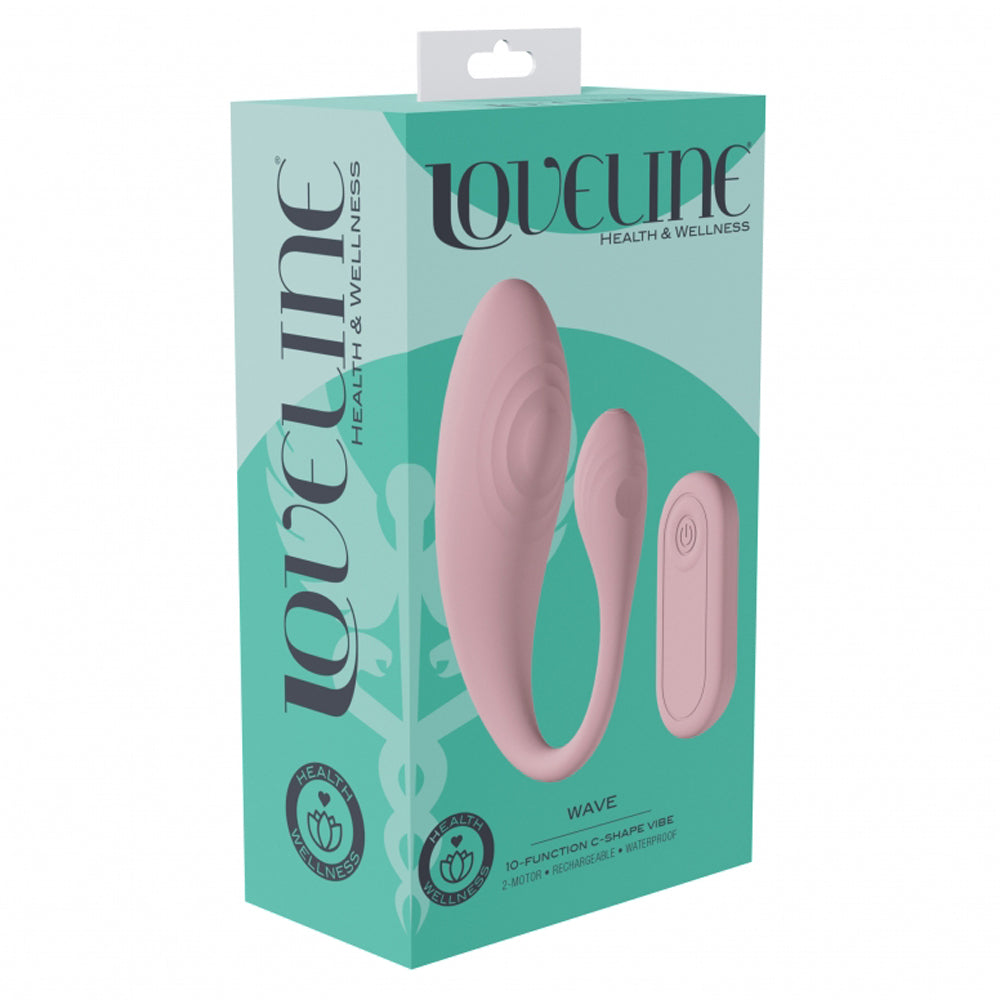 Loveline Wave C-Shape Vibe W/ Remote