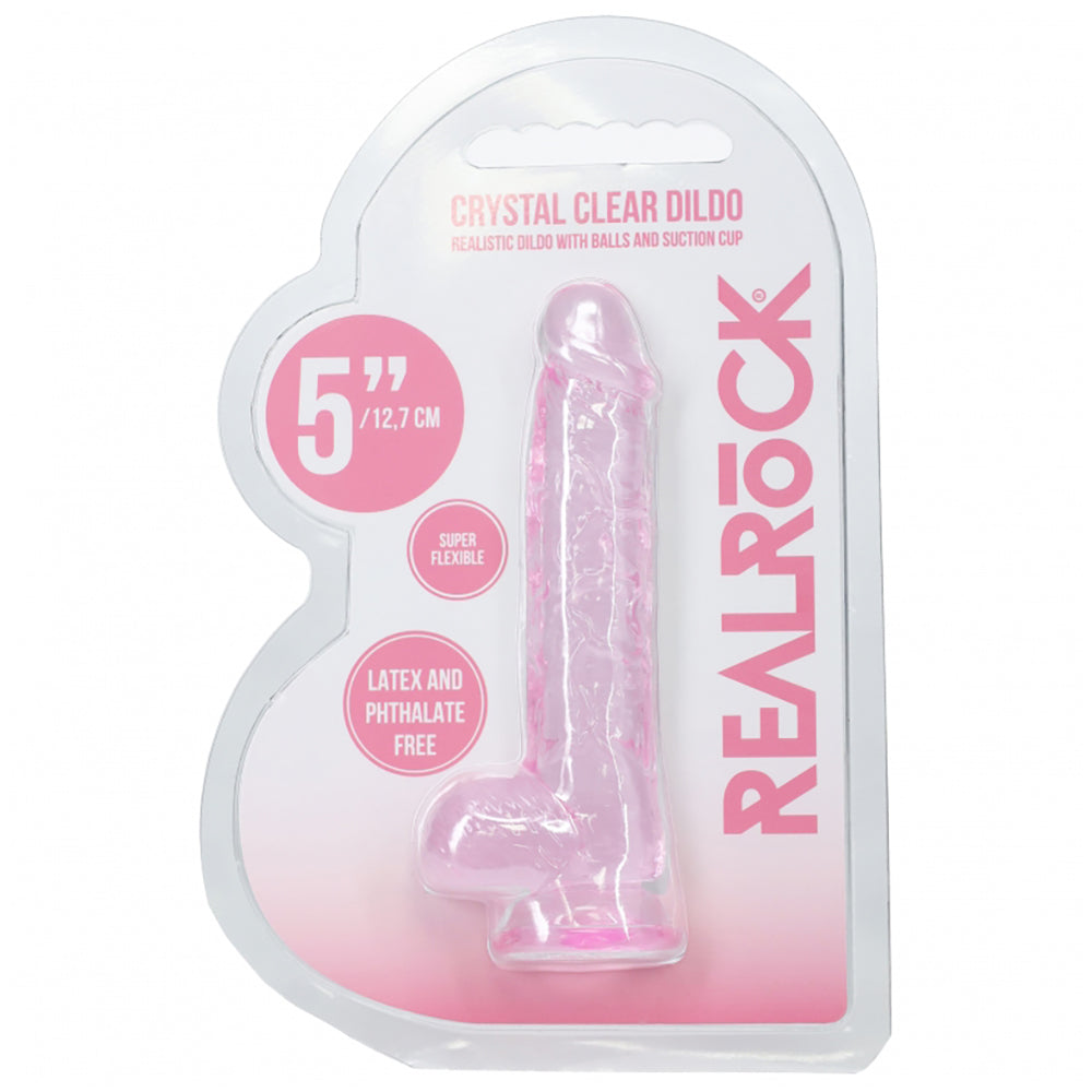Realrock Realistic Dildo With Balls 5"