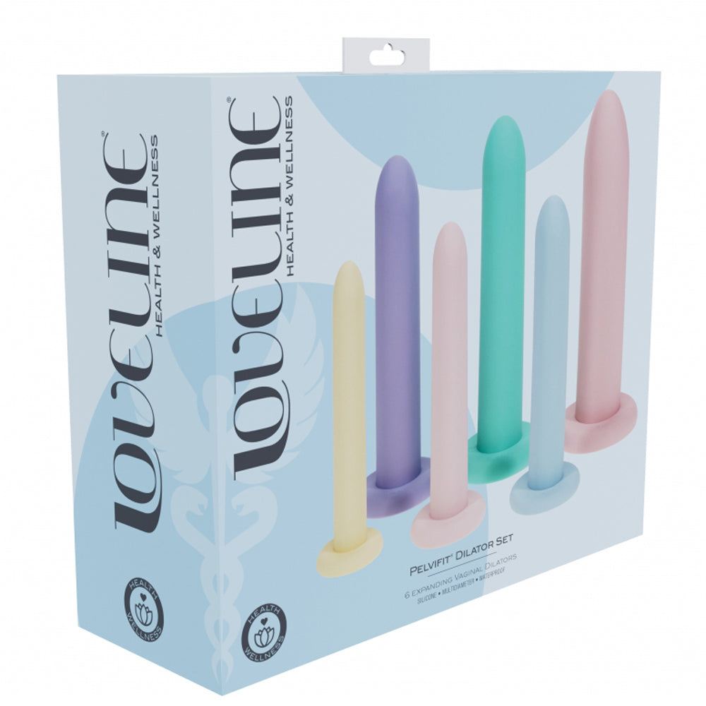 Loveline Pelvifit Expanding Vaginal Dilator Set Multicolor