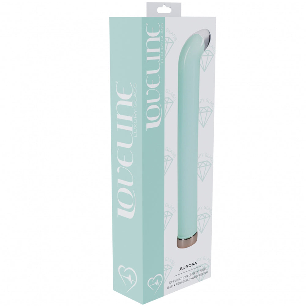 Loveline Aurora 6.3" G-Spot Glass Vibrator