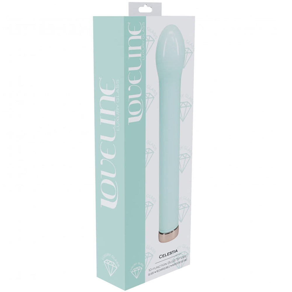 Loveline Celestia 6.3" Bulb Tip Glass Vibrator