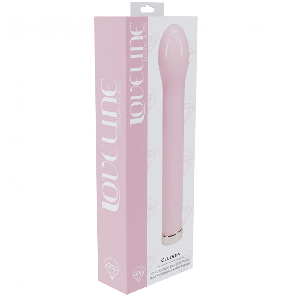 Loveline Celestia 6.3" Bulb Tip Glass Vibrator