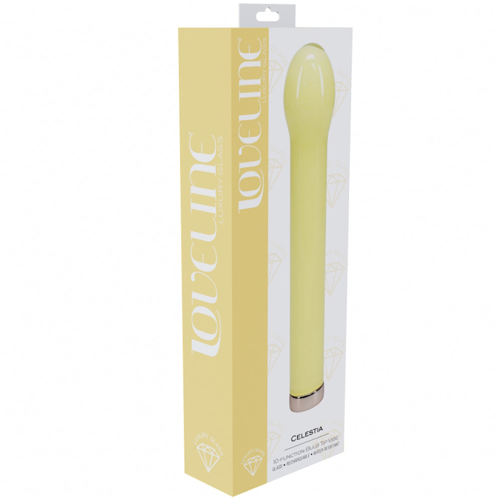 Loveline Celestia 6.3" Bulb Tip Glass Vibrator