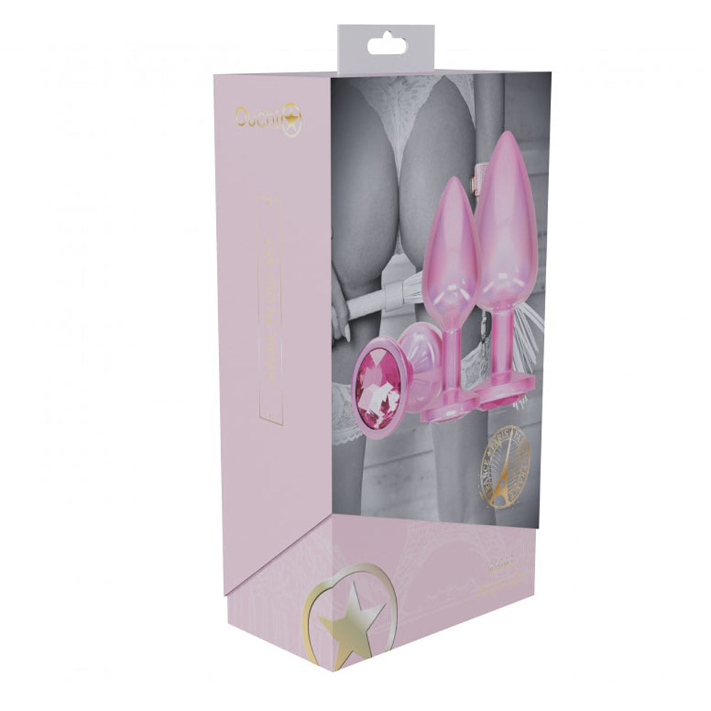 Ouch! Paris Collection Metal Anal Plug Set