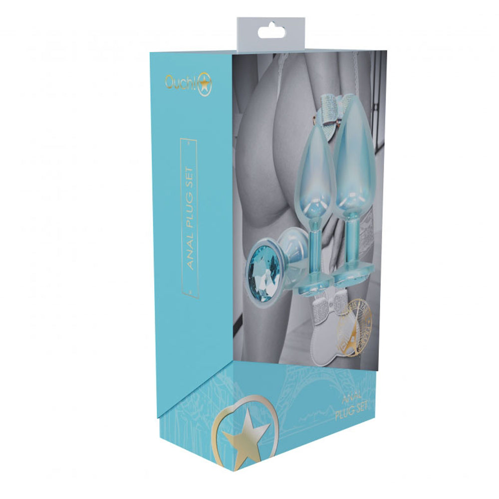 Ouch! Paris Collection Metal Anal Plug Set