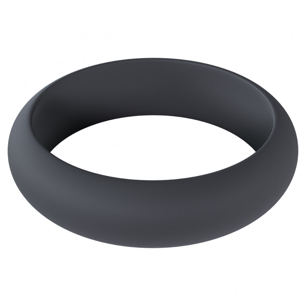 Levelz Wide O Silicone Cock Ring S 30mm Black