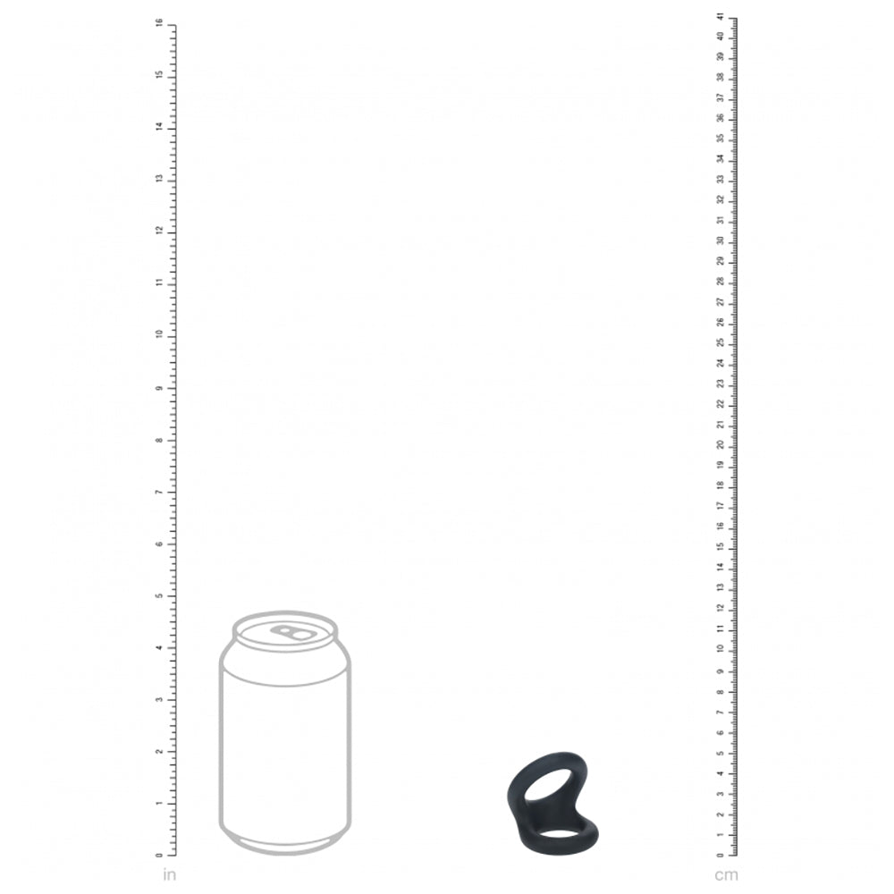 Levelz Double O Silicone Cock Ring S Black