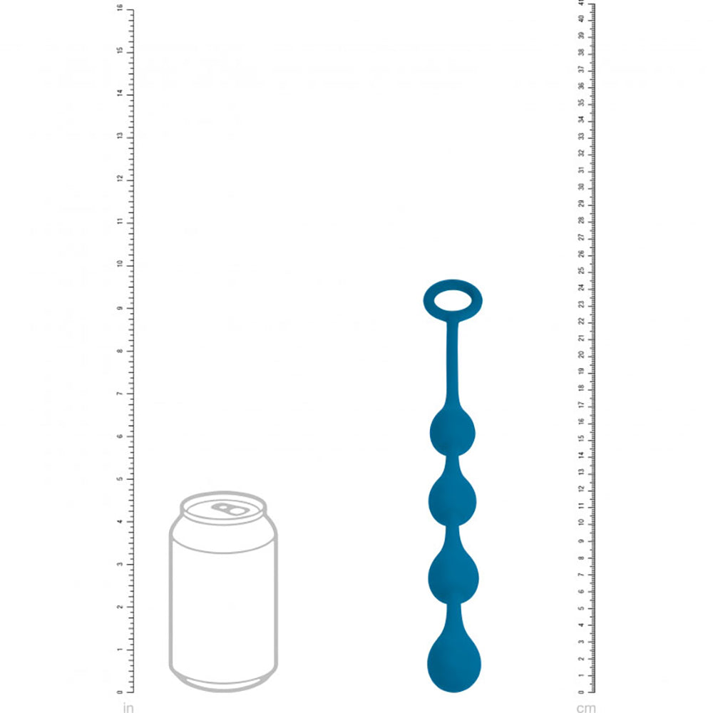 Levelz Waterdrop Silicone Anal Balls S 20mm Teal