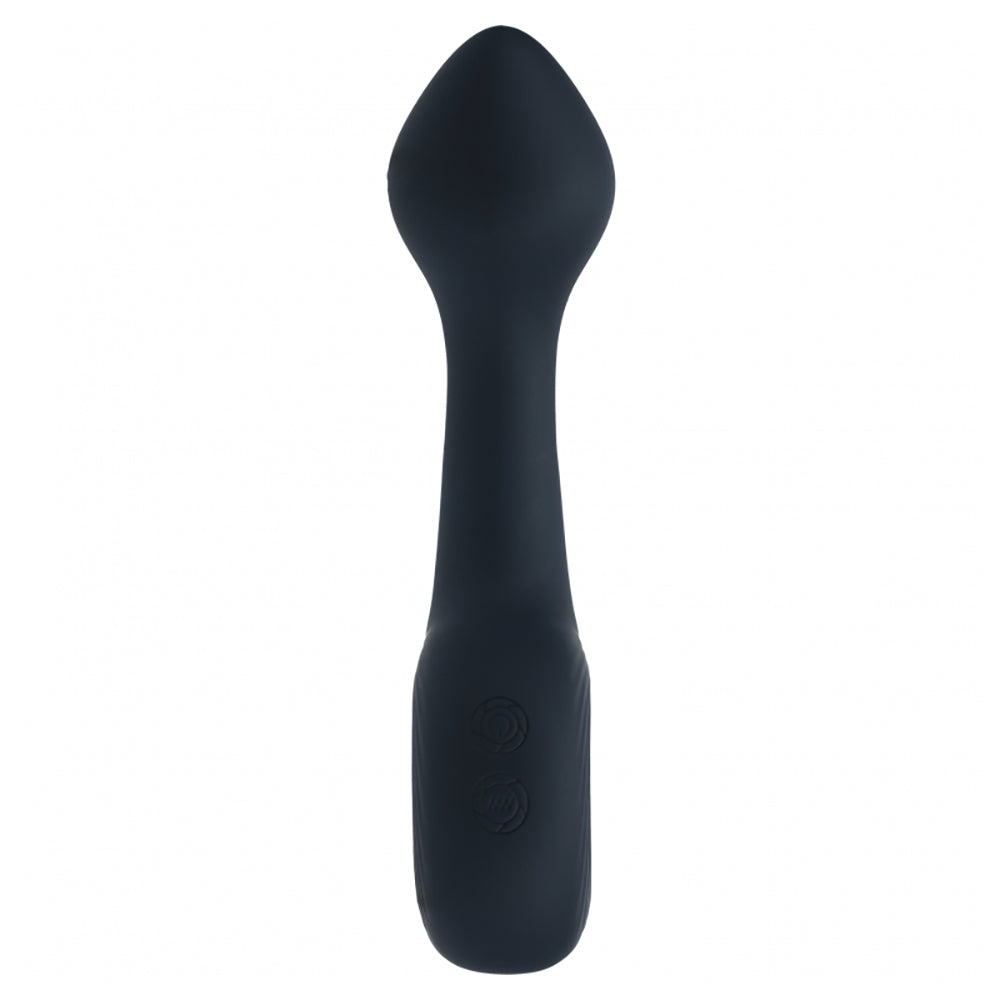 Levelz Vibrating Bulb Silicone Prostate Massager With Loop Black