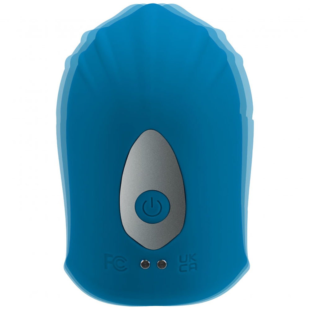 Levelz Adjustable Vibrating Silicone Penis Head Stimulator Teal