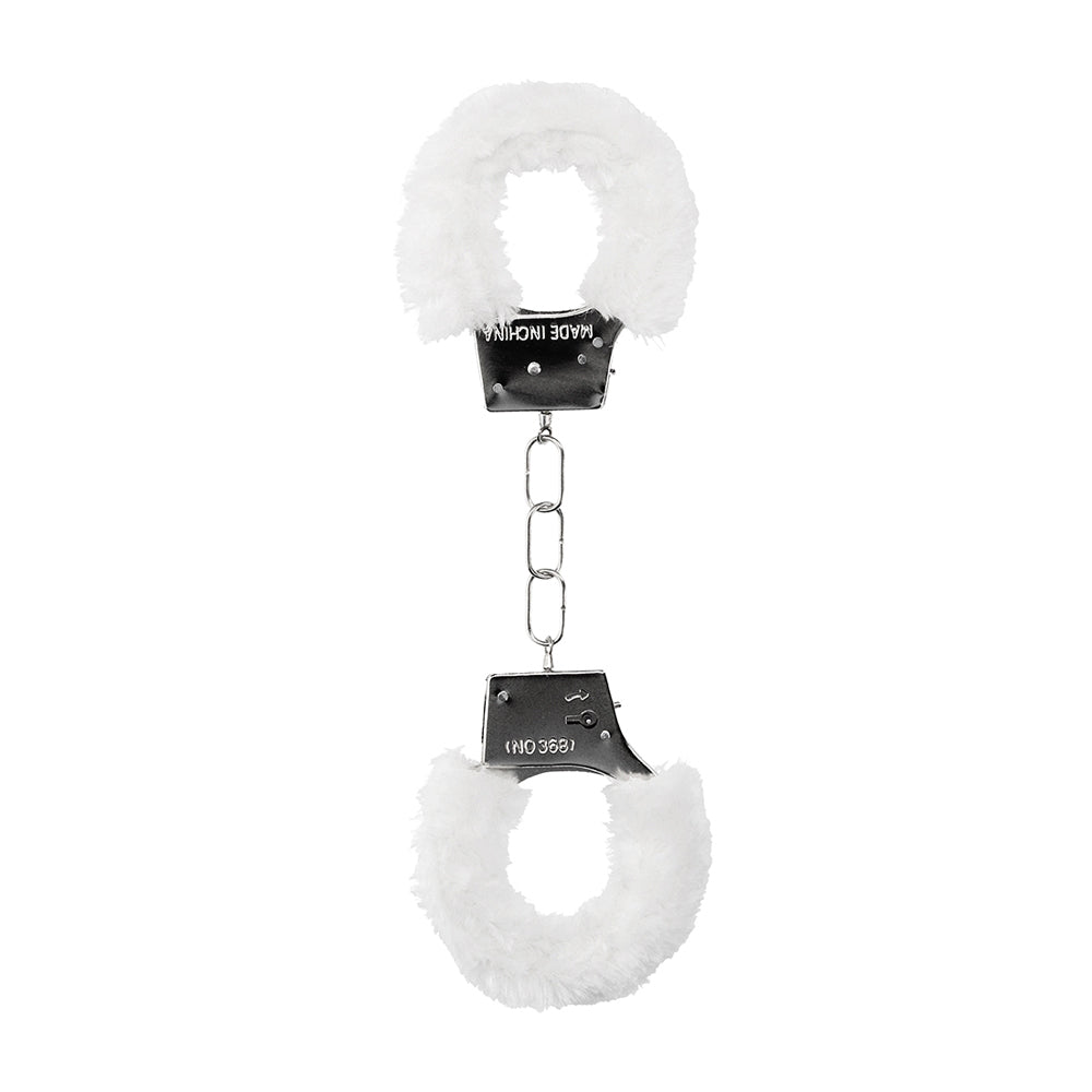 Ouch! Beginner's Handcuffs Furry White