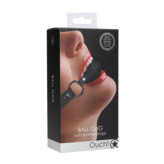 Ouch Gag Ball - Black
