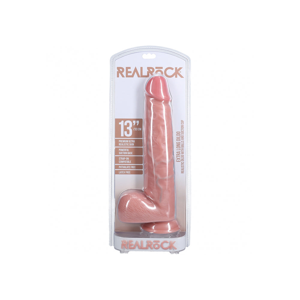 Realrock Extra Long Realistic Dildo With Balls