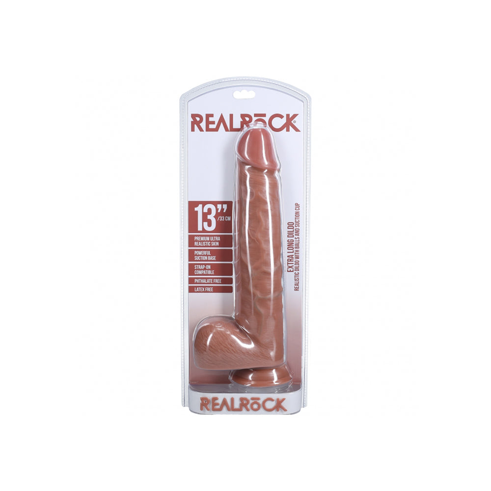Realrock Extra Long Realistic Dildo With Balls