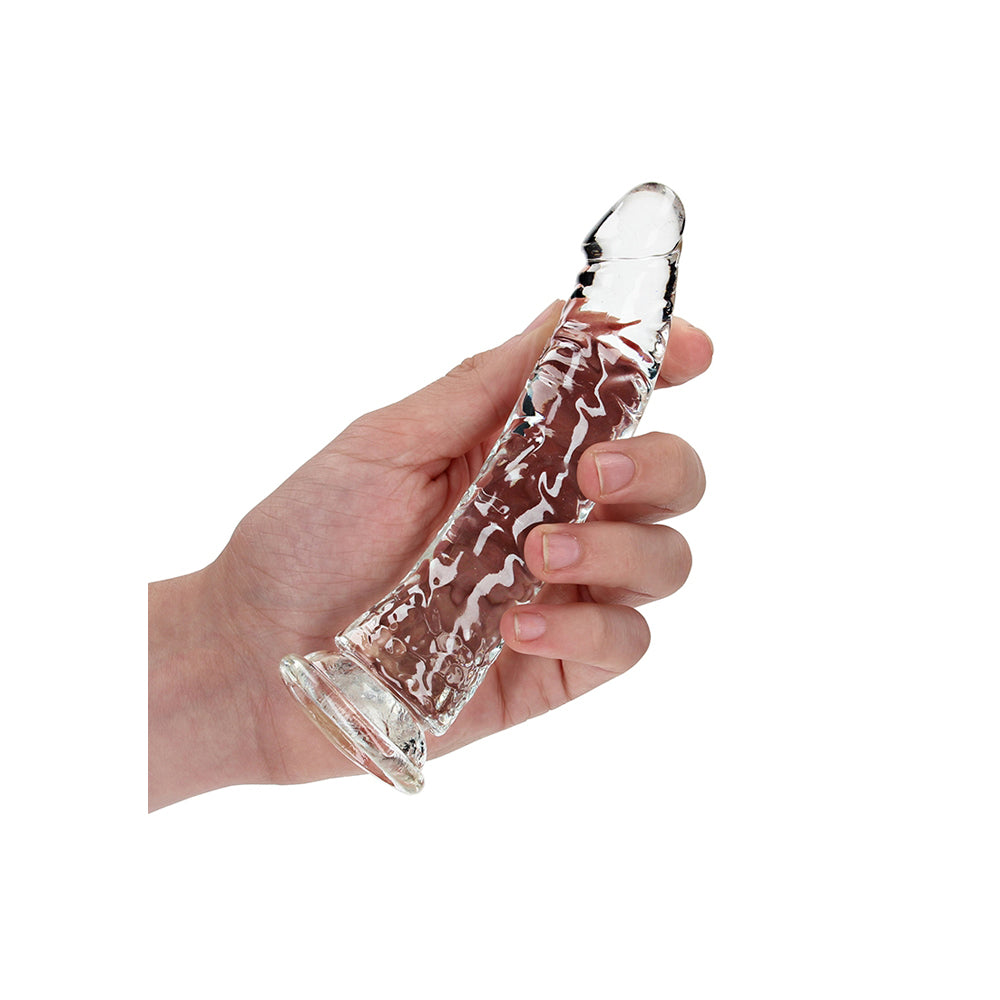 Realrock Crystal Clear Slim Dildo 6'' Transparent
