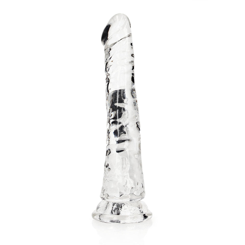 Realrock Crystal Clear Slim Dildo 6'' Transparent