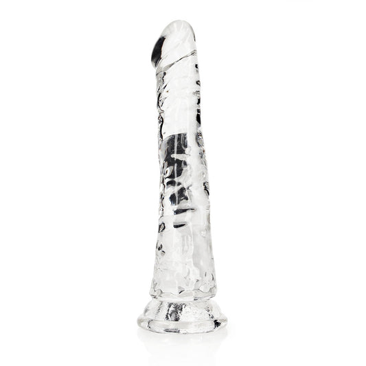 Realrock Crystal Clear Slim Dildo 6'' Transparent