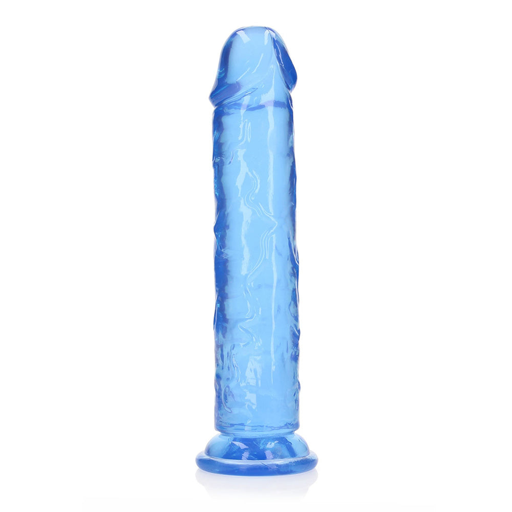Realrock Crystal Clear Straight Realistic Dildo With Suction Cup