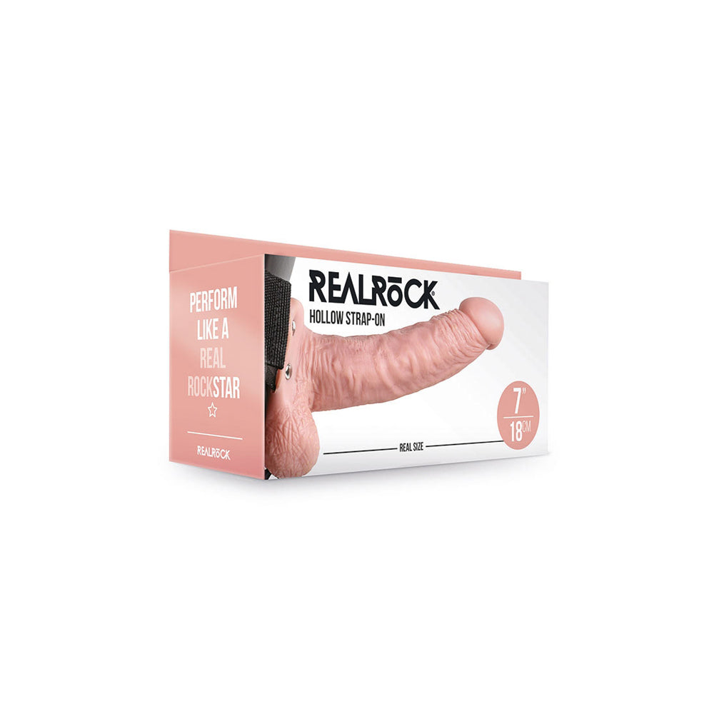 Realrock Hollow Strap-On With Balls
