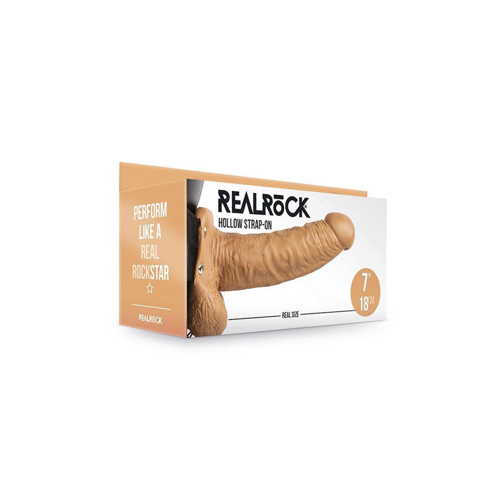 Realrock Hollow Strap-On With Balls