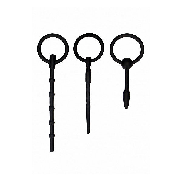 Urethral Sounding Plug Set Black