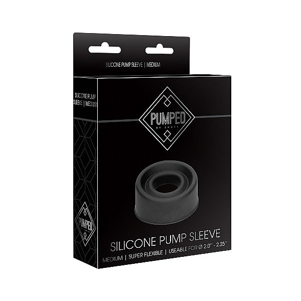 Shots Pumped Silicone Pump Sleeve Black