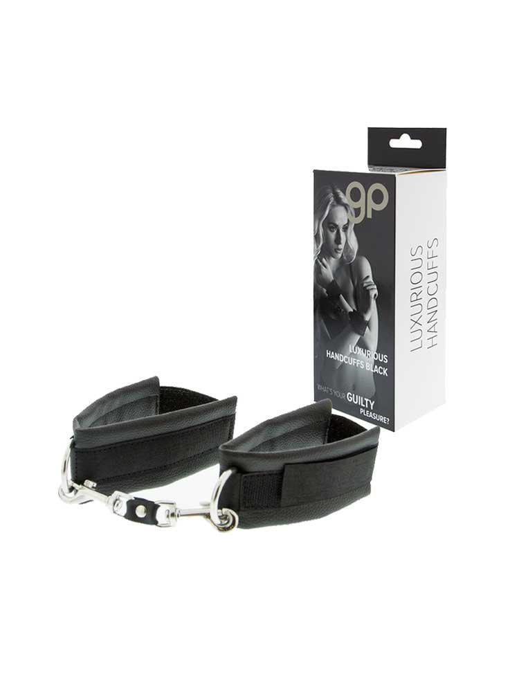 GUILTY PLEASURE LUXURIOUS HANDCUFFS BLACK