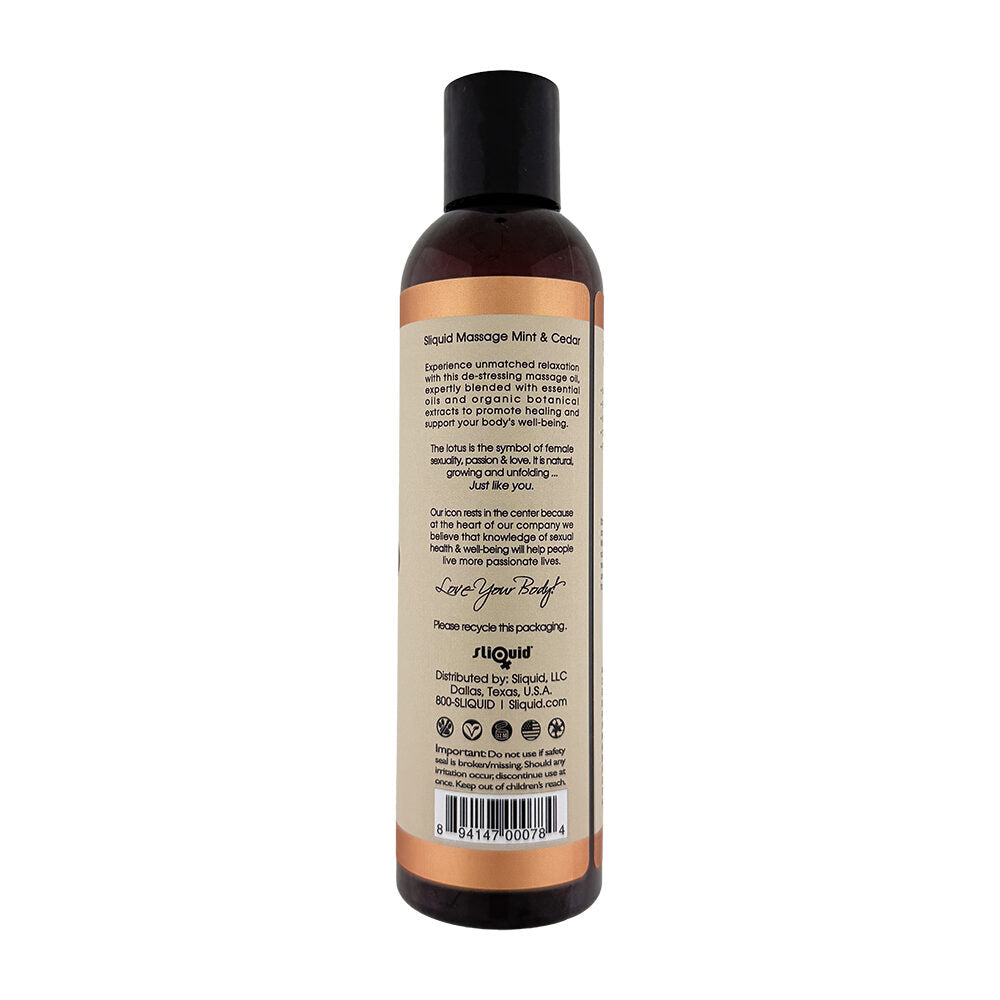 Balance Massage Oil Cedar Mint 8.5 oz.