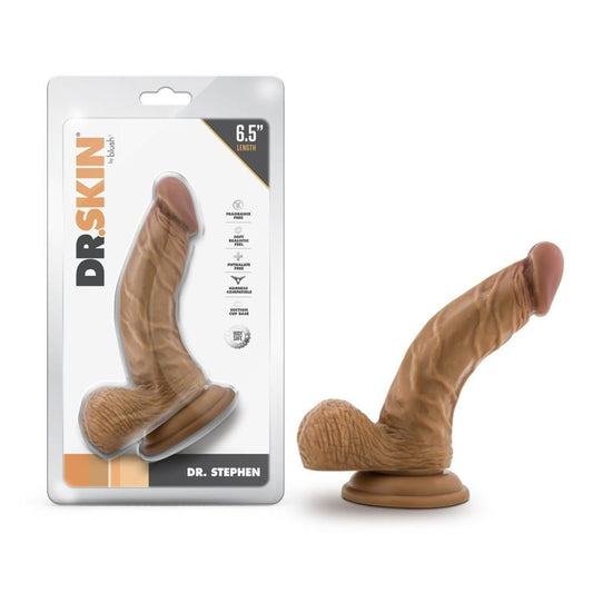 Dr. Skin Dr. Stephen 6.5" Dildo With Balls Tan