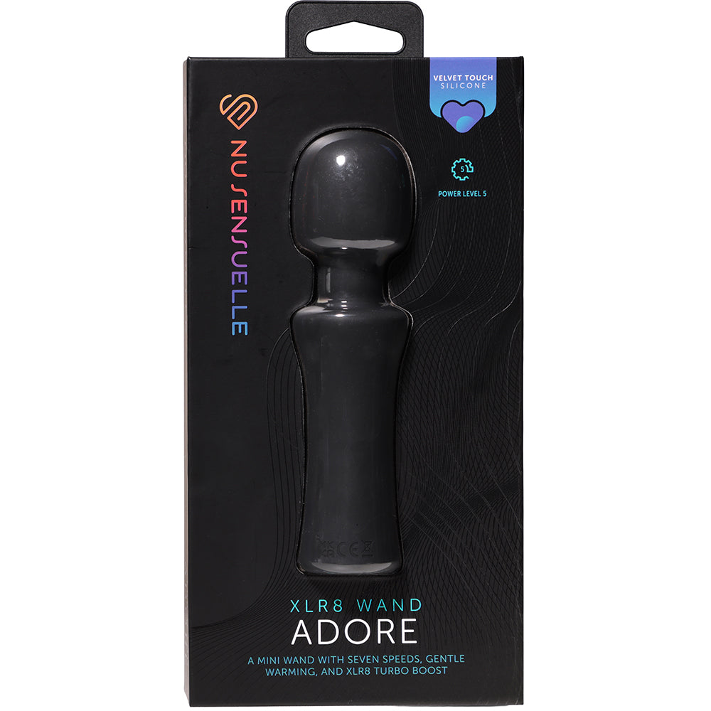 Nu Sensuelle Adore XLR8 Mini Wand Black