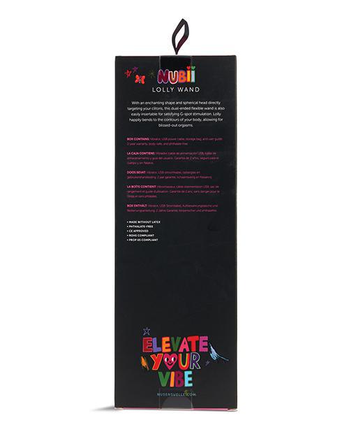 Lolly Double-Ended Flexible Nubii Wand Purplewom