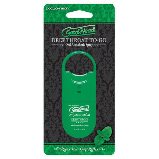 Goodhead Deep Throat Spray To-Go – Mystical Mint - .33 Oz.