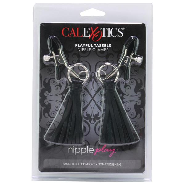 Nipple Play Playful Tassels Nipple Clamps Black