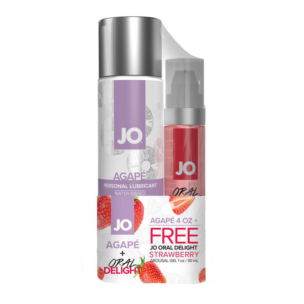 Jo Agape 4 oz. & Oral Delight Strawberry 1 oz.