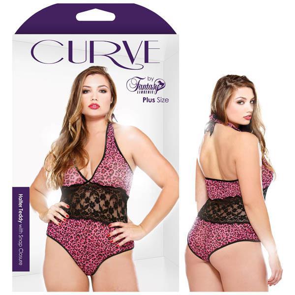 Curve Animal Print Teddy