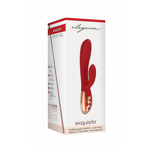 Elegance Heating G-Spot Vibrator Exquisite Red