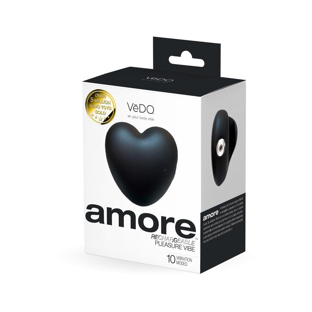 Vedo Amore Rechargeable Pleasure Vibe Black