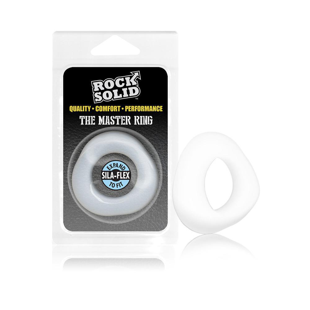 Rock Solid Master Ring Translucent Silicone, Clamshell